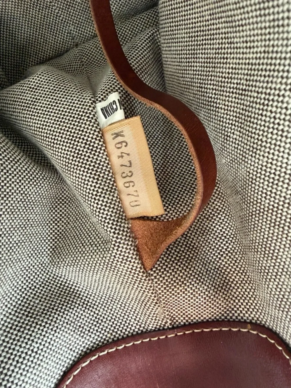 Dooney & Bourke Denim Monogram Cargo Satchel Set Brown Leather DB Logo Y2K